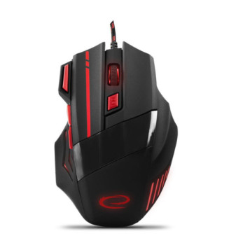 Souris gaming Wolf MX201 Optique 2400 DPI 7 boutons noir