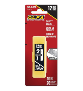 Etui de 10 lames 12,5 mm SKB-7/10P Pour Cutter Sécurité SK7 Rétractable