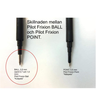 Set de 3 Recharges FriXion Ball Clicker Pointe Fine Violet
