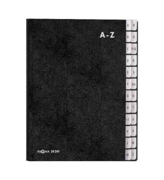 Trieur format A4 24 positions A - Z  Noir
