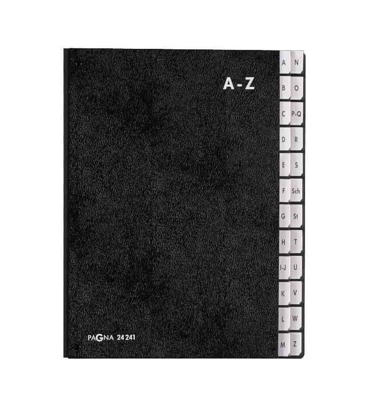 Trieur format A4 24 positions A - Z  Noir