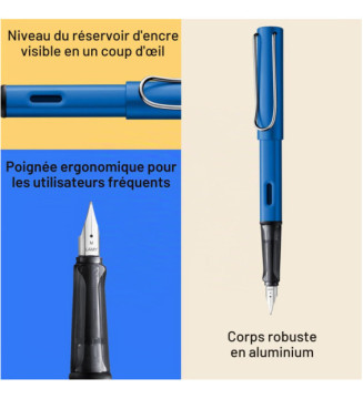 Stylo plume Al-star bleu plume M