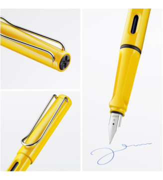 Stylo plume SAFARI jaune plume M