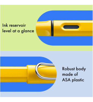 Stylo plume SAFARI jaune plume M