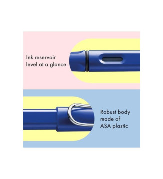 Stylo plume SAFARI bleu plume M