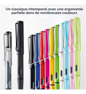 Stylo plume SAFARI rouge plume M