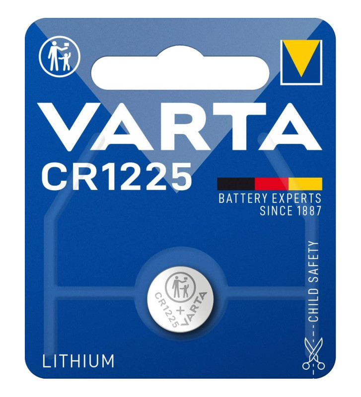 blister de 1 Pile Lithium 6225 CR 1225