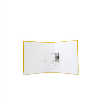 Classeur à levier polypropylène dos de 75mm - Jaune