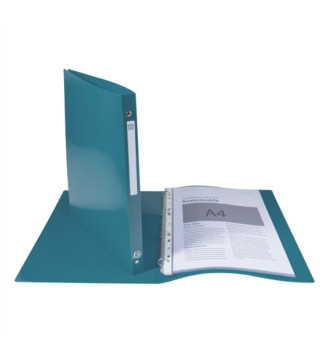 Classeur 4 anneaux 15mm polypropylène OPAK - A4 - Vert foncé