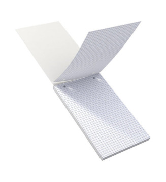 Bloc de 30 fiches bristol 125X200 perforées Q5/5 blanc
