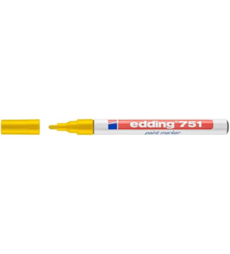 Marqueur Peinture 751 Jaune Pointe Ronde 1-2 mm
