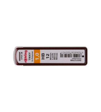 Etui de 12 mines Tikky Pour porte-mines 1 mm HB