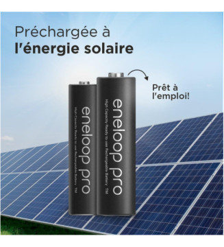 Eneloop Pro Pack 2 Piles Rechargeables Mignon 2500mAh AA Ni-MH