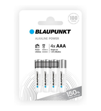 Pack 4 Piles AAA/LR03 Alcalines 1,5V