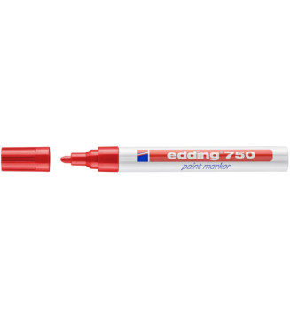 Marqueur Peinture 750 Rouge Pointe Ronde 2-4 mm