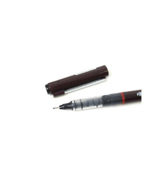 Stylo feutre Tikky Graphic Pigmenté Pointe baguée métal 0,3 mm Noir