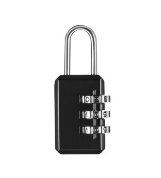 Cadenas métal à combinaison 3 chiffres, 20 mm