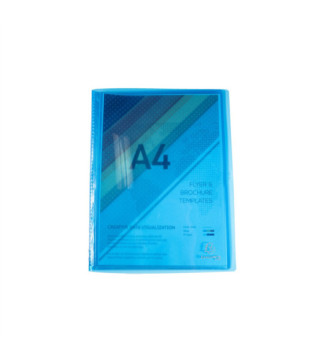 Protège-documents PP semi rigide IDERAMA PP 200 vues - A4 - Couleurs assorties