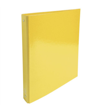 Classeur A4 4 anneaux 30mm Iderama - Jaune