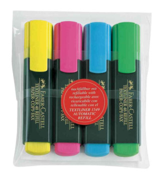 Etui de 4 Surligneurs TEXTLINER 48 Refill Assortis
