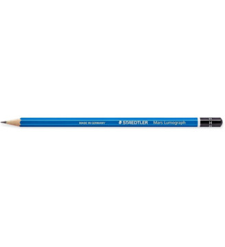 Crayon Papier Mars Lumograph 100 Mine 2 mm Bleu H