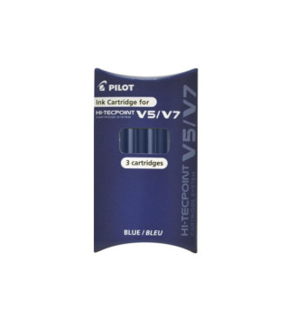 Set 3 Cartouches V5/7 Rechargeable Bleu
