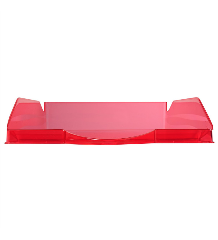 Corbeille à courrier Ecotray Linicolor - Framboise
