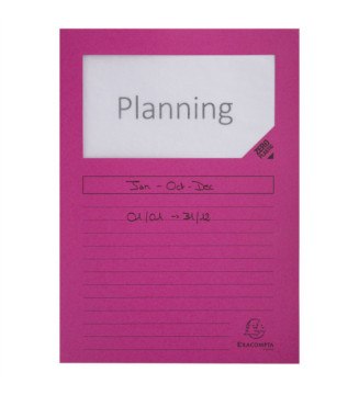 Paquet de 100 chemises à fenetre Forever - 22x31cm - Fuchsia