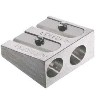 Taille-crayon métal 2 usages