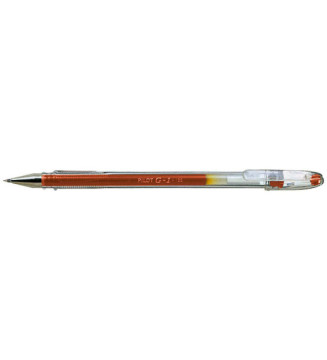 Stylo gel G-1 point fine 0,5mm tracé 0,3mm rouge