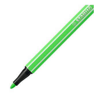 Pochette de 15 feutres de Dessin PEN 68 Pointe ogive Moyenne 1 mm dont 5 fluo