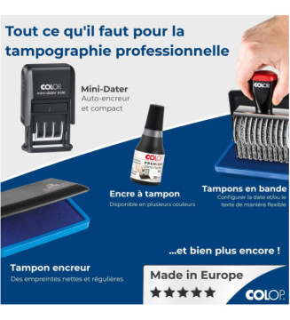 Mini dateur S120 mois en lettres, Hauteur de caractère 4mm