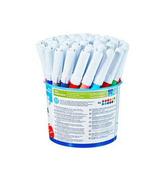 Pot de 48 feutres de coloriage TURBO Maxi Pointe Large Assortis