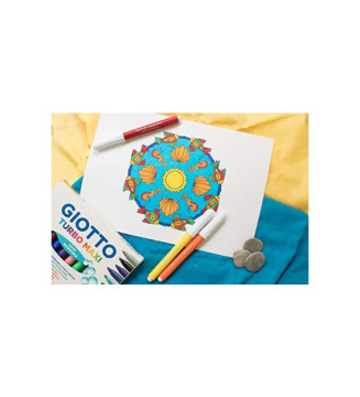 Pot de 48 feutres de coloriage TURBO Maxi Pointe Large Assortis