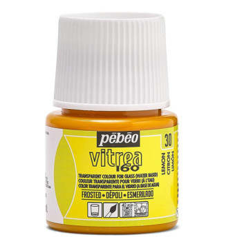 Flacon 45ml Peinture Verre V160 Dépoli Citron