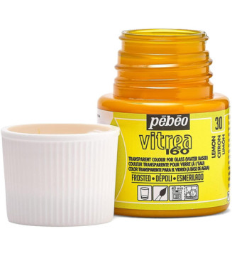 Flacon 45ml Peinture Verre V160 Dépoli Citron