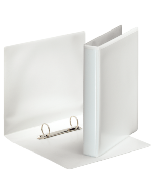 Classeur personnalisable 2 Anneaux Format A5 Dos de 40 mm Blanc