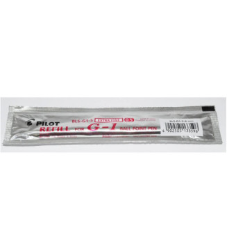 Recharge Encre Gel Rouge 0.3 mm pour G-1 0.5/G-1 Grip 0.5