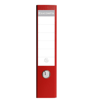 Pack de 3 classeurs à levier Premium, A4, 80 mm, rouge
