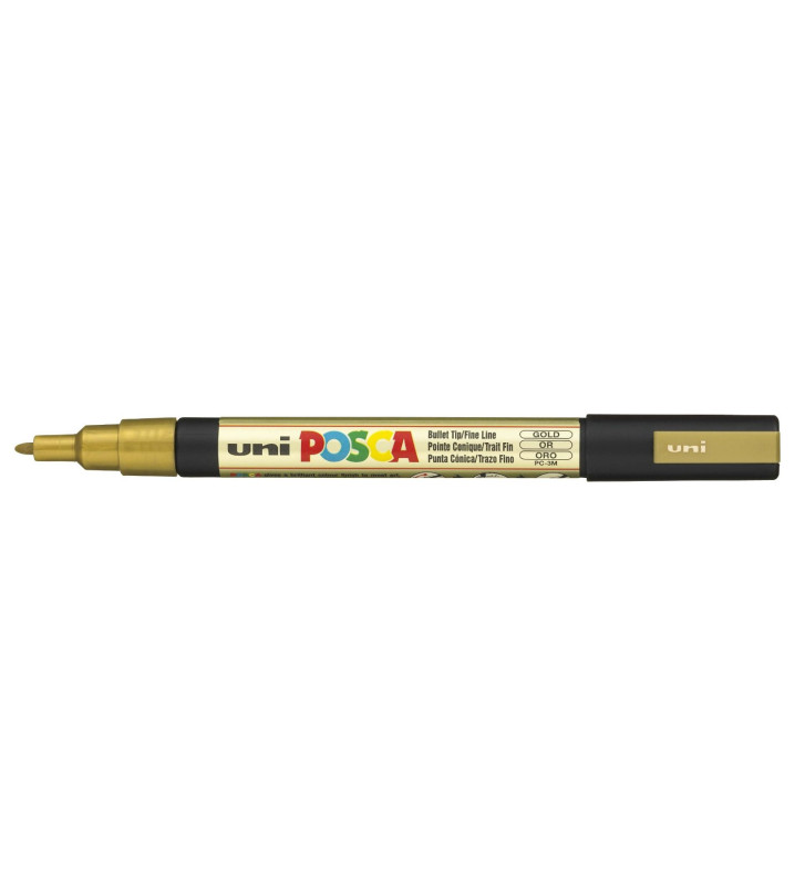 Marqueur pointe conique fine pc3m 0,9 - 1,3mm or