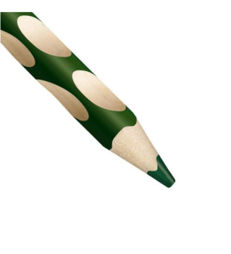 Crayon de couleur EASYcolors vert foncé gaucher