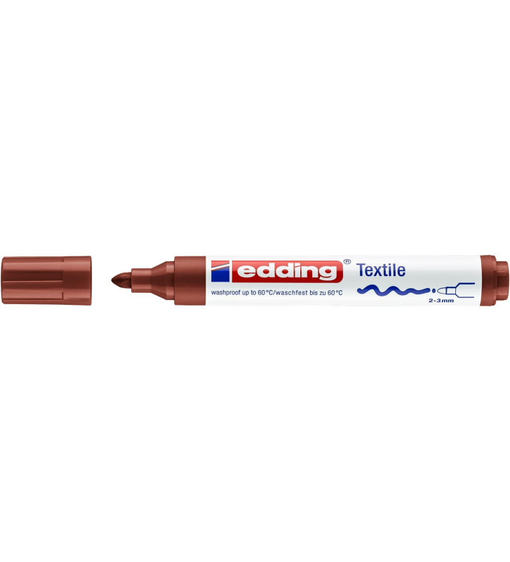 Marqueur pour Textiles 4500 Marron Pointe Moyenne 2-3 mm