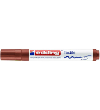 Marqueur pour Textiles 4500 Marron Pointe Moyenne 2-3 mm