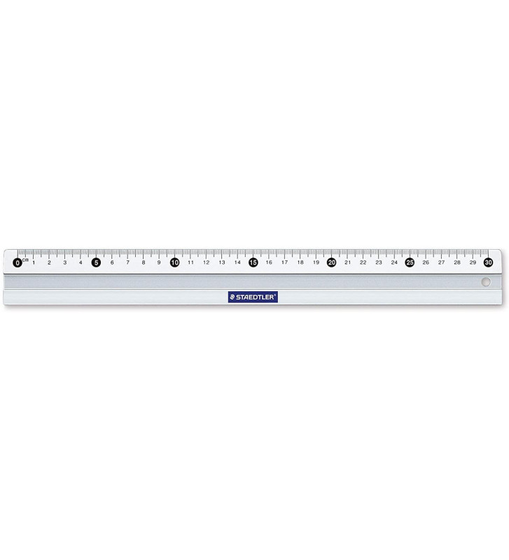 Régle en métal aluminium Anti glisse 30 cm