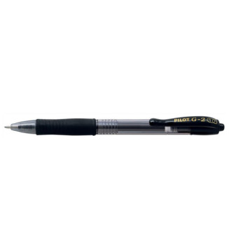 Stylo roller à encre gel G-2 pointe large 1mm noir