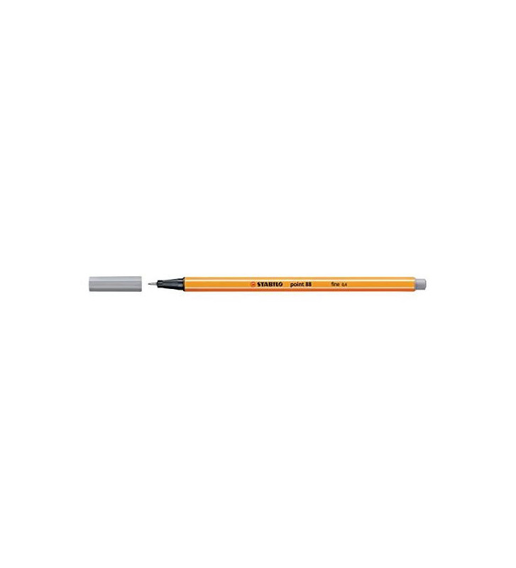 Stylo-Feutre POINT 88 Pointe Fine 0,4 mm gris