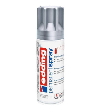 Spray Peinture Permanente 200ml argent, pour extérieur et intérieur