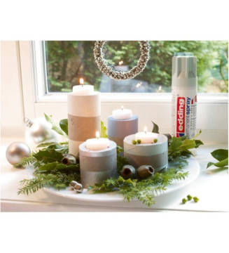 Spray Peinture Permanente 200ml argent, pour extérieur et intérieur