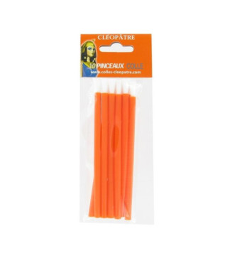 Sachet Lot de 10 pinceaux spécifiques pour la Colle