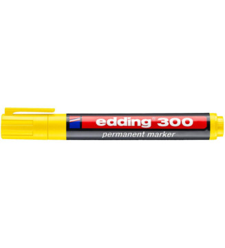 Marqueur Permanent 300 Jaune Pointe Moyenne 1,5-3 mm
